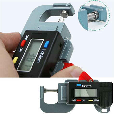 measuring sample thickness|metal thickness meter.